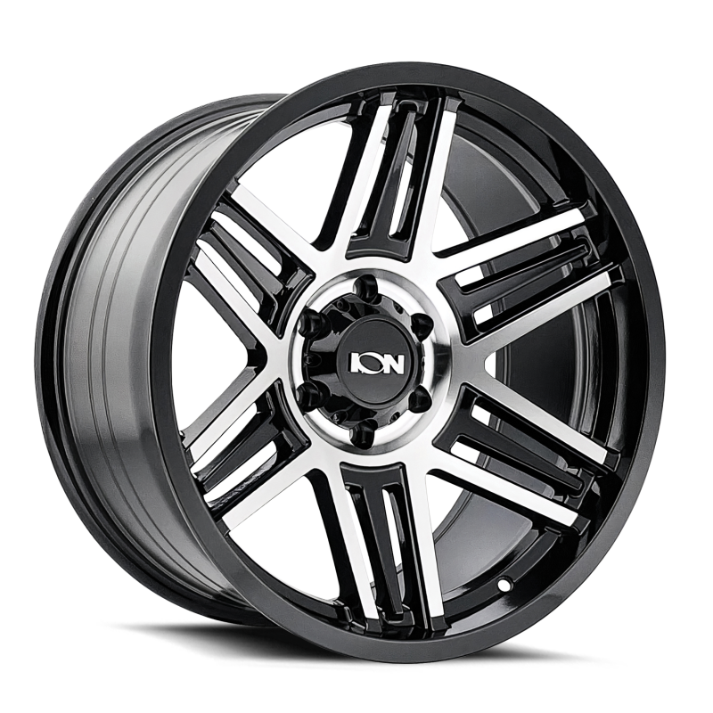 ION Type 147 20x9 / 8x165.1 BP / 0mm Offset / 125.2mm Hub Black/Machined Wheel