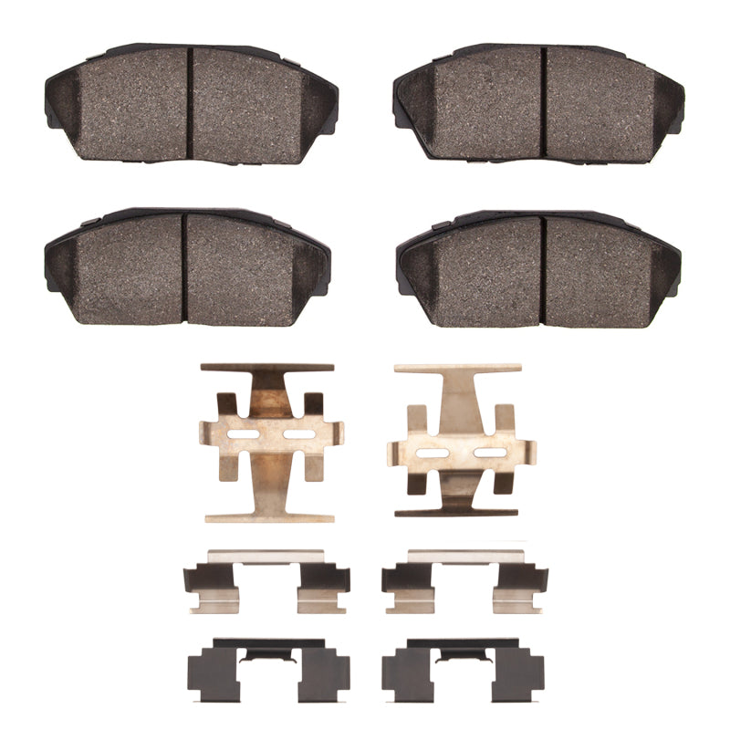 DFC 86-93 Honda Accord Coupe Front 5000 Advanced Ceramic Brake Pads and Hardware Kit