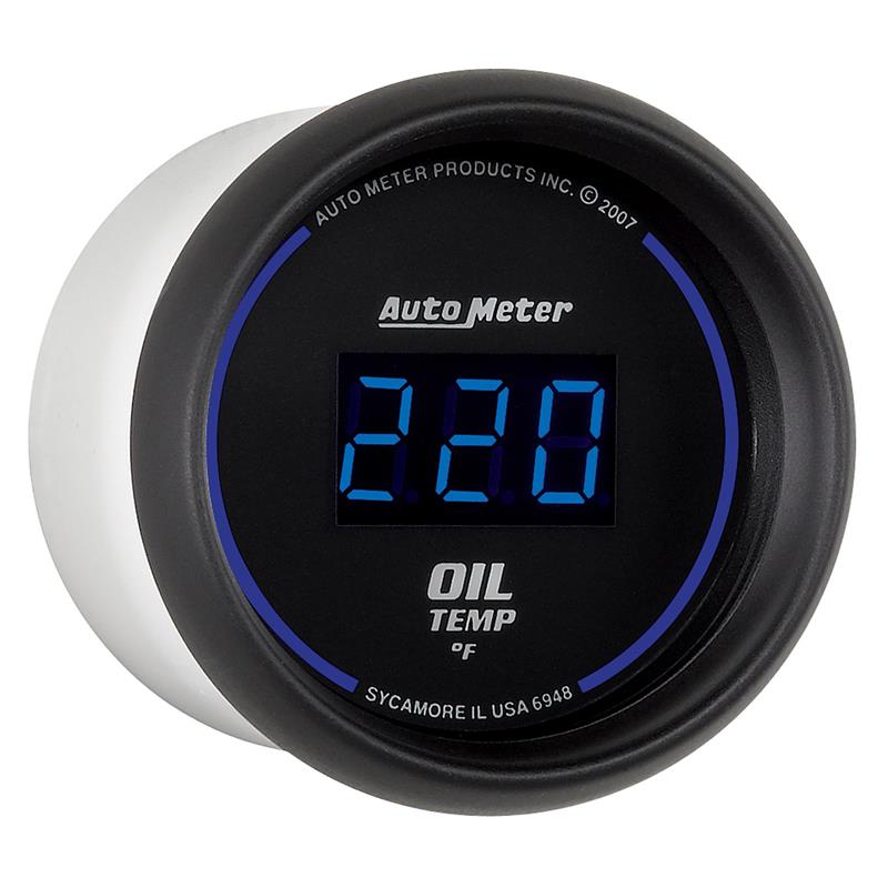 Autometer Cobalt Digital 52.4mm 0-340 deg F Oil Temperature Gauge