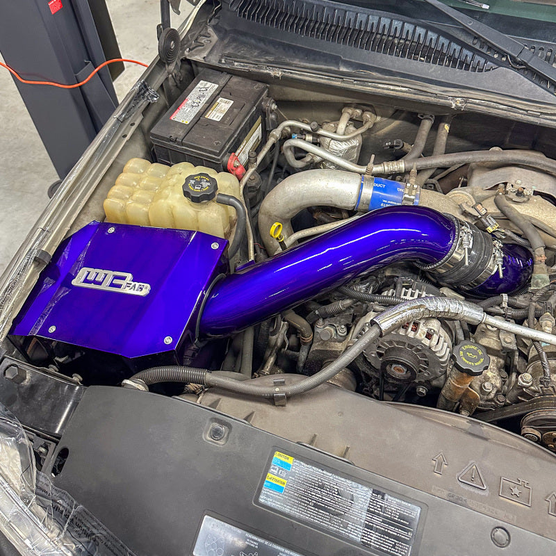 Wehrli 01-04 Duramax LB7 4in Intake Kit w/ Air Box Stage 2 - Sparkle Bomber Orange