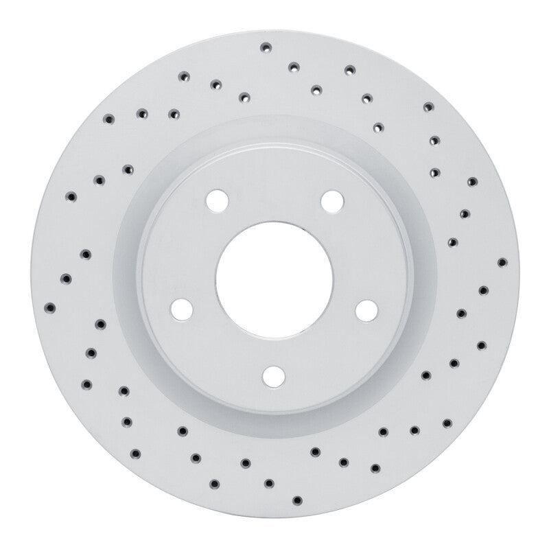 DFC 11-19 Nissan Sentra Front Right Drilled Geoperformance Rotor