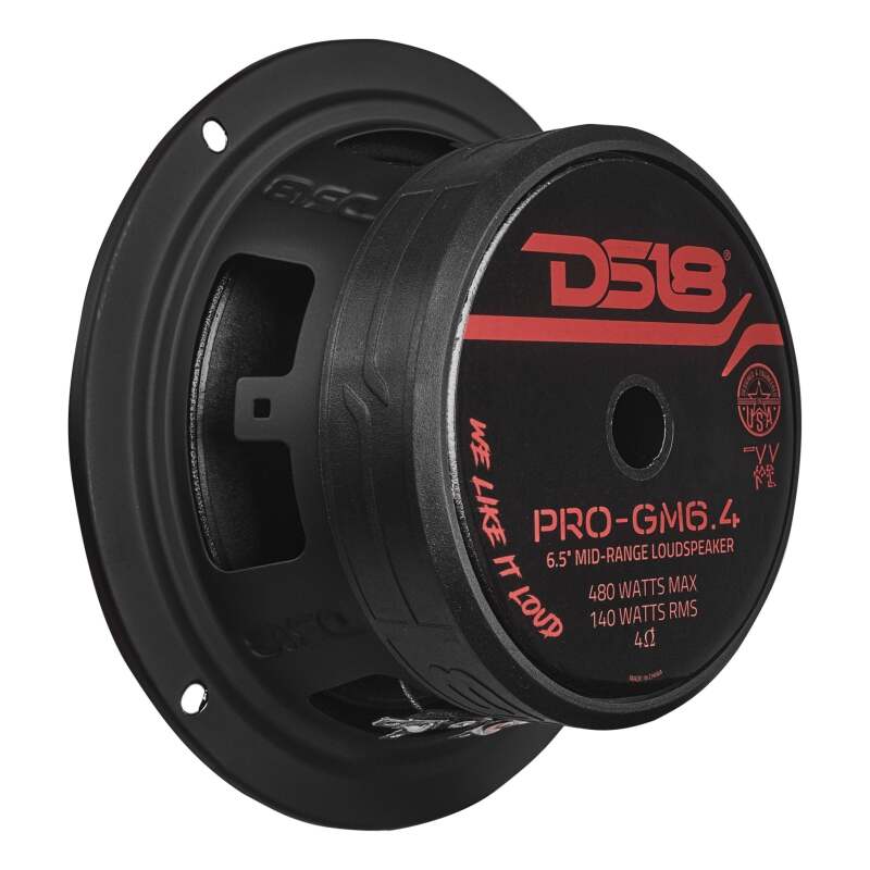 DS18 PRO-GM 6.5in Mid-Range 140 Watt Loudspeaker w/ 3.8in Super Bullet 120 Watt Tweeter - Pair