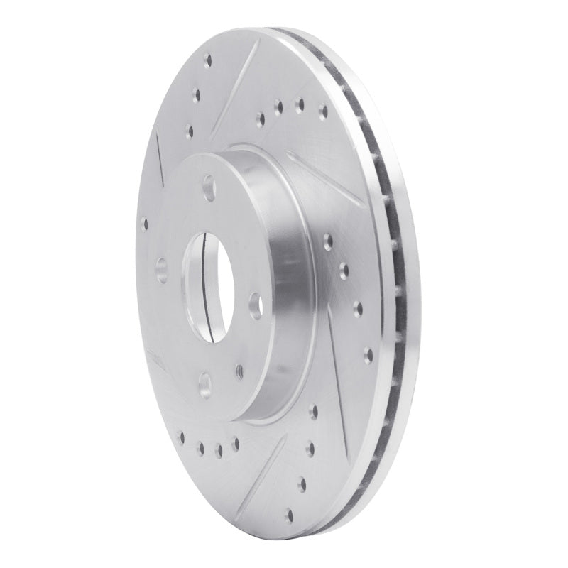 DFC 90-03 Ford Escort Front Left Drilled & Slotted Silver Brake Rotor