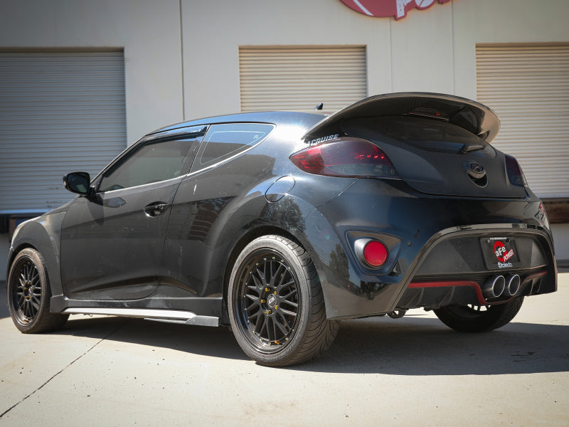 aFe Takeda 2-1/2in to 3in SS-304 Cat-Back Exhaust w/ Polished Tips 13-17 Hyundai Veloster L4-1.6L