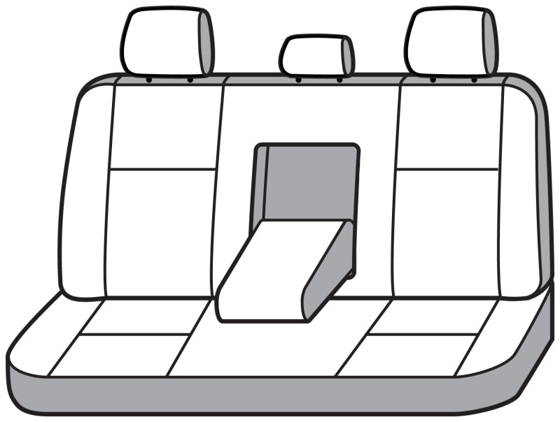 Covercraft 19-23 Ford Ranger Waterproof Polyester SeatSaver Custom Second Row Seat Covers - Grey