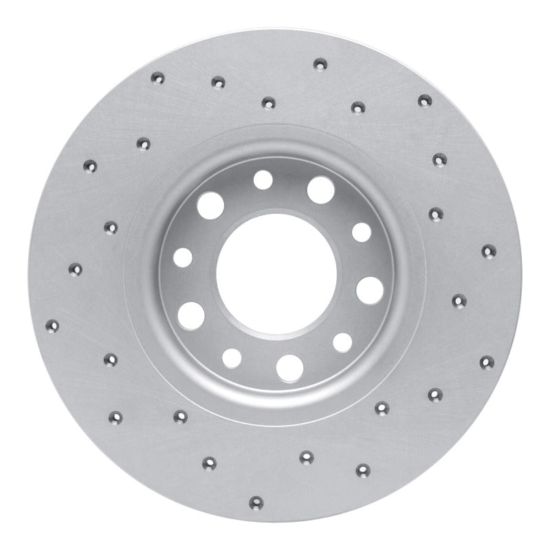 DFC 14-22 Chrysler 200 Rear Left Drilled Geoperformance Rotor