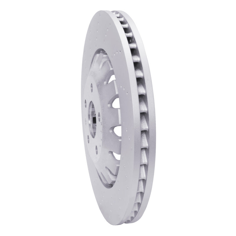 R1 12-13 Audi TT Quattro RS Front Drilled Carbon Alloy GeoMET Rotor