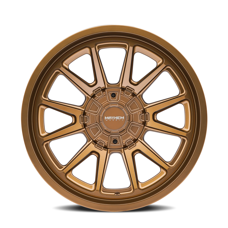 Mayhem 8116 Intrepid 20x9 / 5x127/139.7 BP / 0mm Offset / 87mm Hub Matte Bronze Wheel