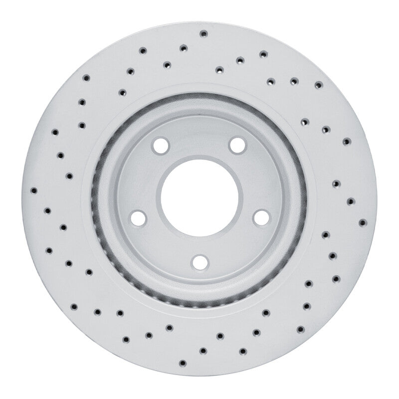 DFC 11-19 Nissan Sentra Front Right Drilled Geoperformance Rotor