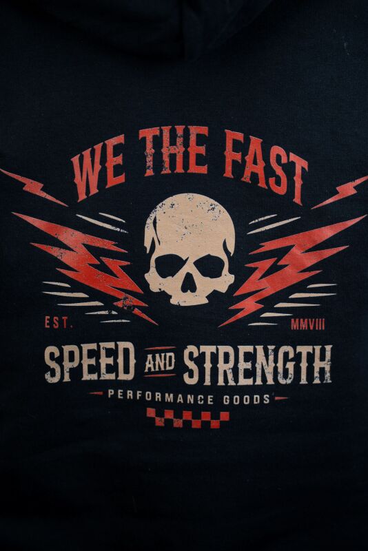 Speed and Strength We the Fast Hoody Black - Medium