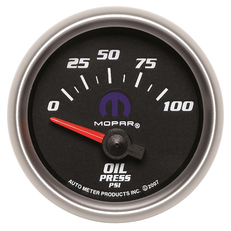 Autometer Mopar 52.4mm SSE 0-100 PSI Oil Pressure Gauge
