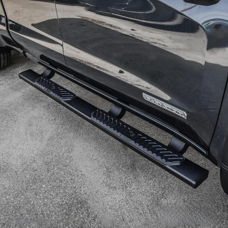 Westin 19-26 Chevrolet Silverado 1500 DC R5 Nerf Step Bars - Blk