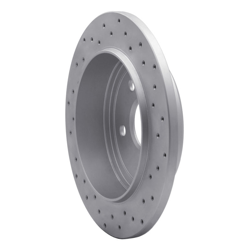 DFC 05-10 Jeep Commander Rear Left Drilled Geoperformance Rotor