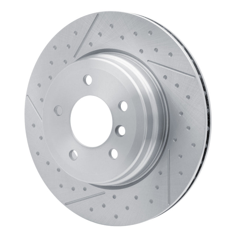 R1 06-13 BMW 328I Rear Dimpled and Slotted Brake Rotor