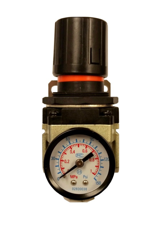 Kleinn 150 PSI Inline Air Pressure Regulator w/ 1/4In NPT Inlet / Outlet Ports