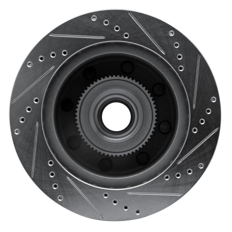 DFC 99-02 Ford F-250 2WD (Super Duty) Front Left Drilled & Slotted Silver Brake Rotor