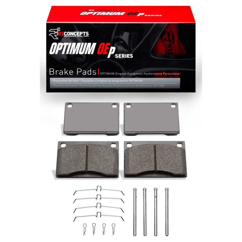 R1 1976-1993 Volvo 245 Front R1 Optimum OE Pads & Hardware Kit