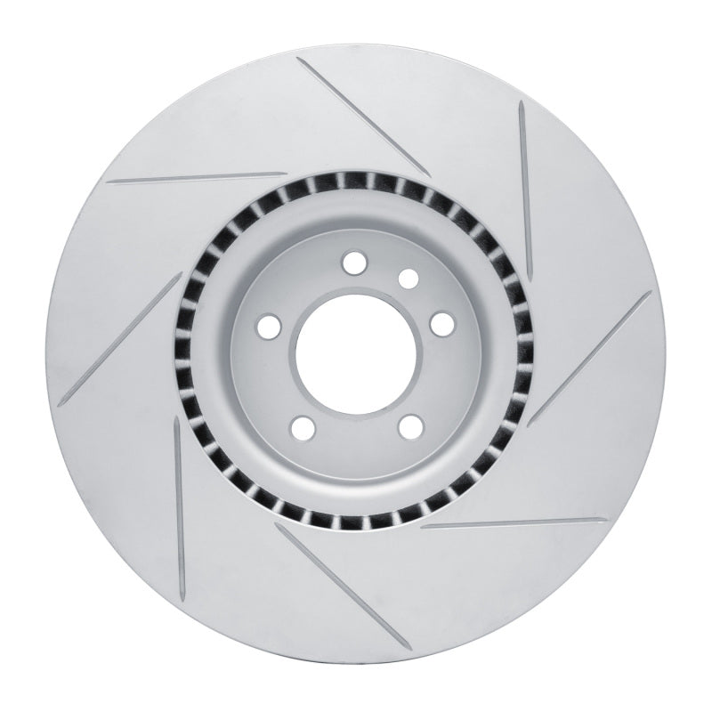 DFC 10-17 Land Rover Range Rover Front Left Slotted Geoperformance Rotor