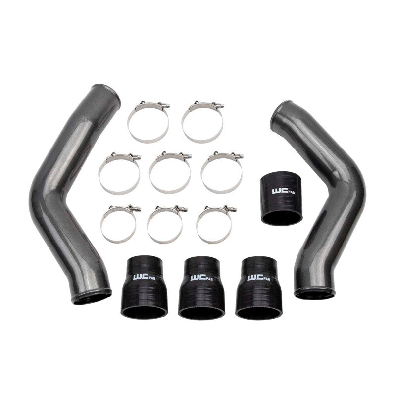 Wehrli 13-18 Cummins 6.7L 3.5in High Flow Intake Bundle Kit Stage 1 - Gun Metal