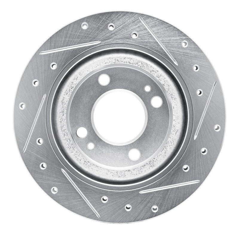 DFC 16-25 Dodge Attitude (Mexico) Front Left Drilled & Slotted Silver Brake Rotor