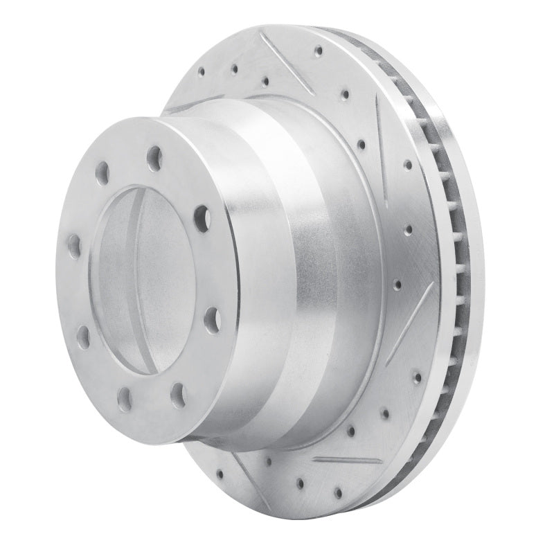 R1 09-20 Chevrolet Express 4500 Rear Right Drilled & Slotted Silver Brake Rotor