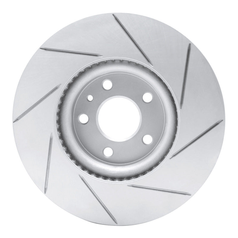 DFC 13-20 Ford Special Service Police Sedan Front Left Slotted Geoperformance Rotor
