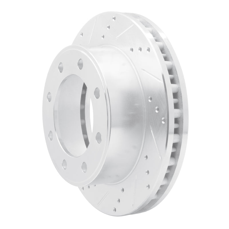 DFC 99-05 Ford F-250 4WD (Super Duty) Front Left Drilled & Slotted Silver Brake Rotor