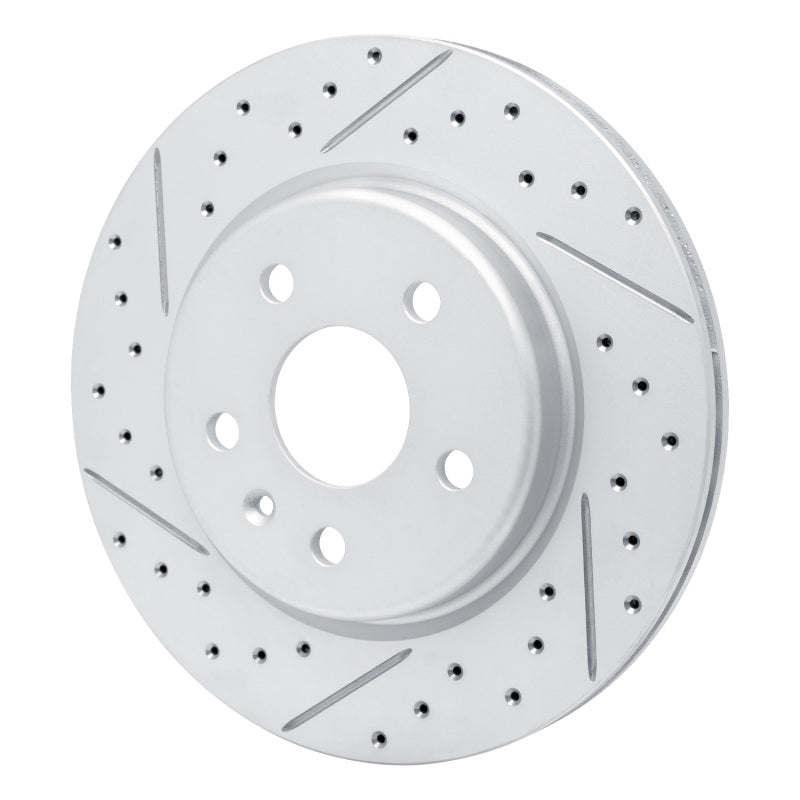 R1 19-25 Buick Envision Rear Left Drilled & Slotted Geo-Carbon Rotor