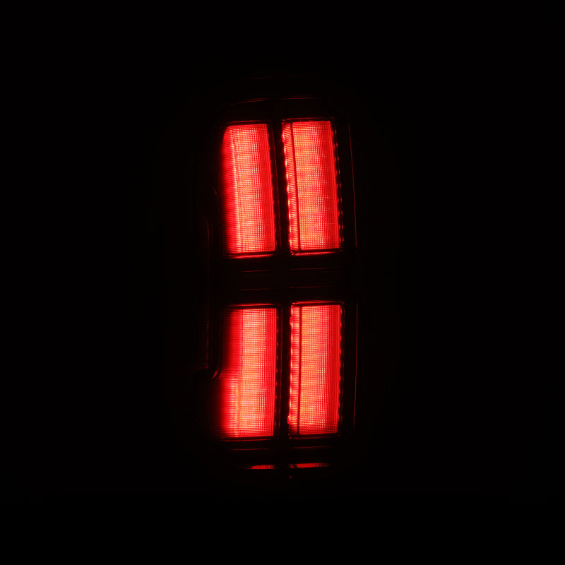 AlphaRex 05-15 Toyota Tacoma NOVA Prismatic LED Tail Lights - Alpha-Black