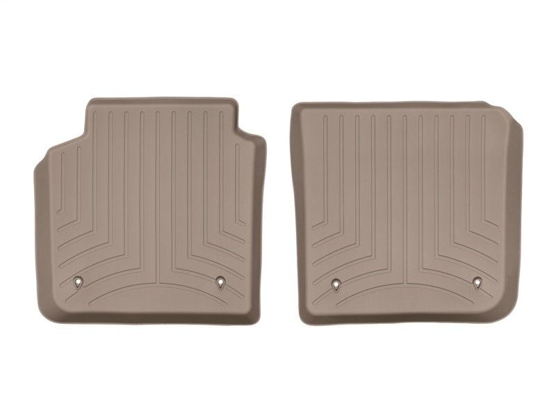 WeatherTech 2016+ BMW 7-Series G12 Sedan Rear FloorLiner - Tan (w/ Rear Executive Lounge Seating)