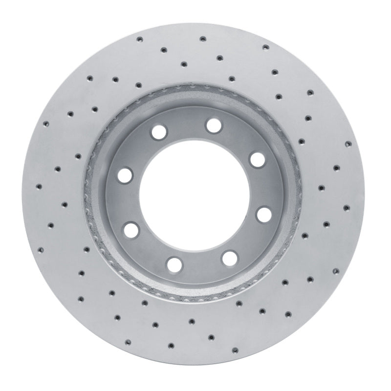 DFC 12-25 Ford F-350 Super Duty 4WD Front Left Drilled Geoperformance Rotor