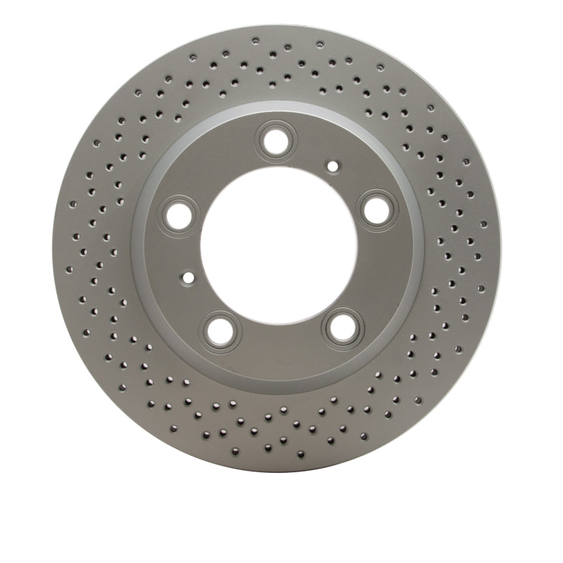 DFC 05-23 Porsche 718 Cayman Rear Drilled GeoSPEC Coated Rotor