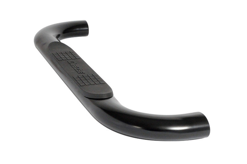 Dee Zee 14-19 Chevrolet Silverado Tubes - 4In Oval Black Steel RegCab