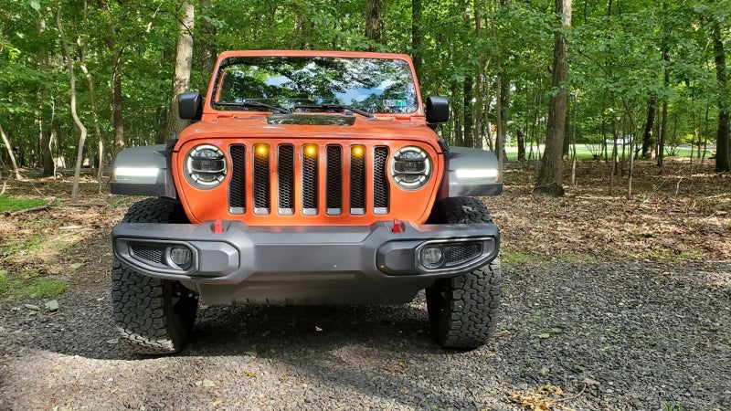 Oracle Pre-Runner Style LED Grille Kit for Jeep Wrangler JL - Amber