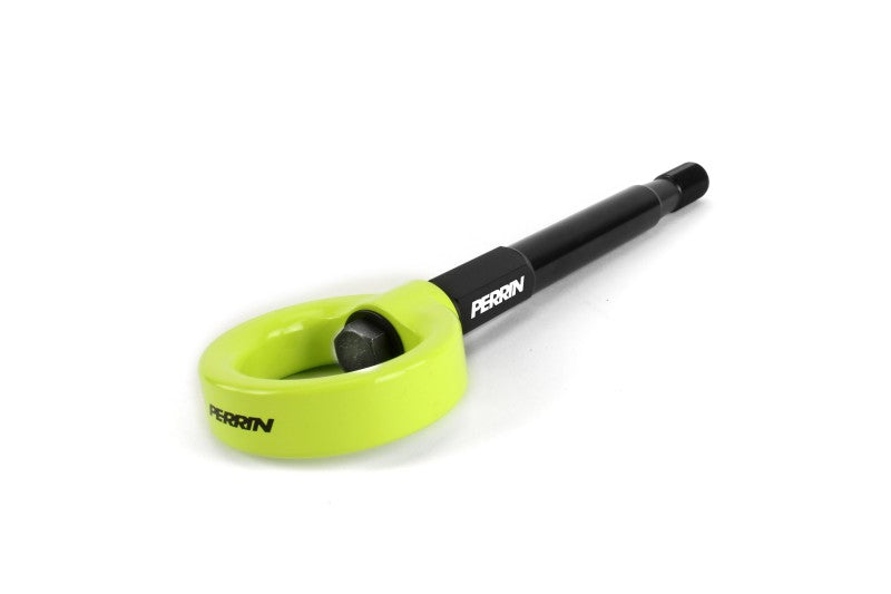 PERRIN 22-26 Subaru WRX / 18-23 Crosstrek / 20-25 OBXT Tow Hook Kit (Front) - Neon Yellow