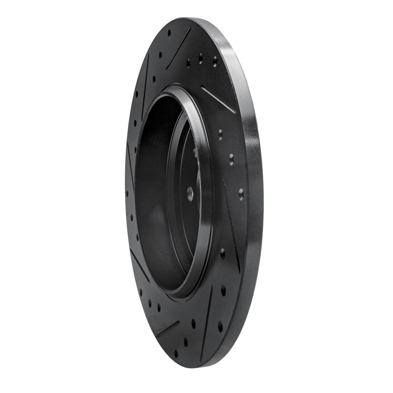 R1 00-05 Mercedes-Benz ML500 (USA/Canada) Rear Right Drilled & Slotted Black Brake Rotor