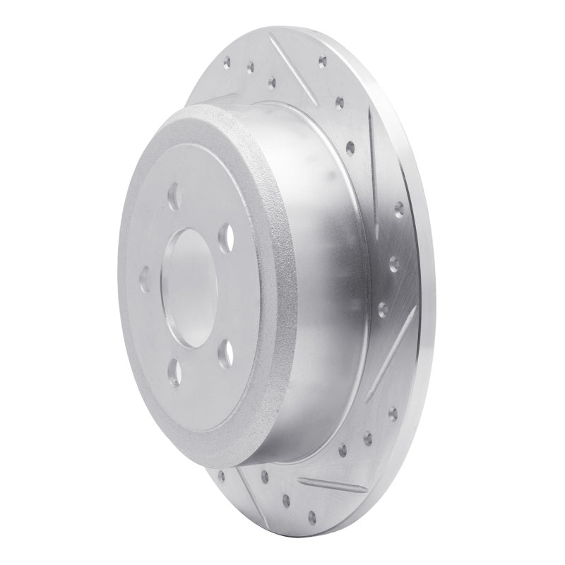 DFC 07-12 Dodge Nitro Rear Left Drilled & Slotted Silver Brake Rotor