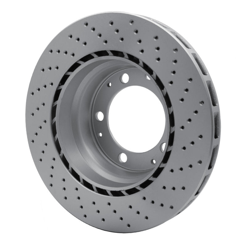 R1 78-89 Porsche 911 Left Rear Drilled GeoSPEC Coated Rotor