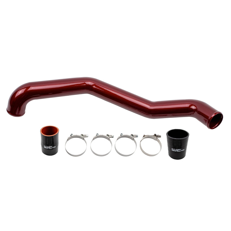 Wehrli 17-19 GM Duramax L5P Driver Side 3in Intercooler Pipe - Kiwi Green