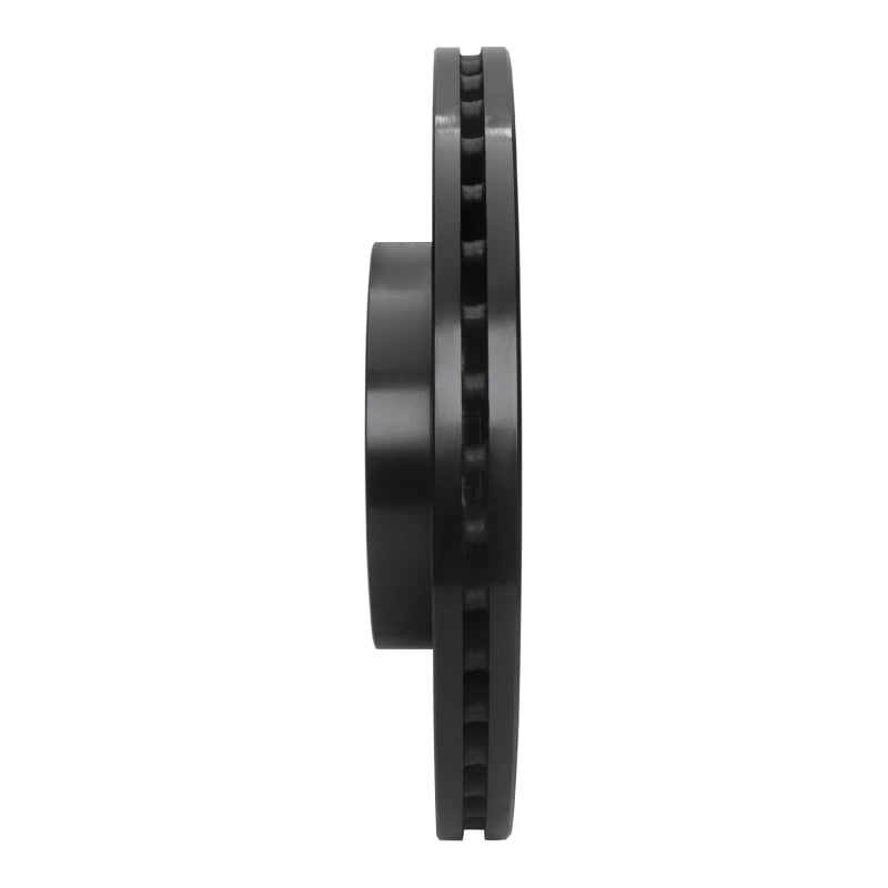 R1 13-25 Nissan Altima Front Left Drilled & Slotted Black Brake Rotor