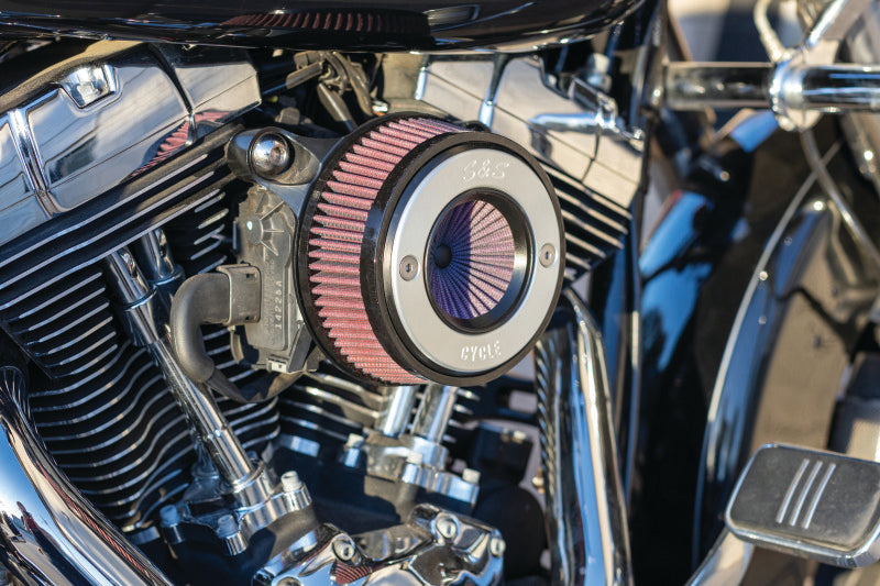 S&S Cycle 08-16 Touring/16-17 Softail Stealth Air Stinger Kit w/ S&S Ring