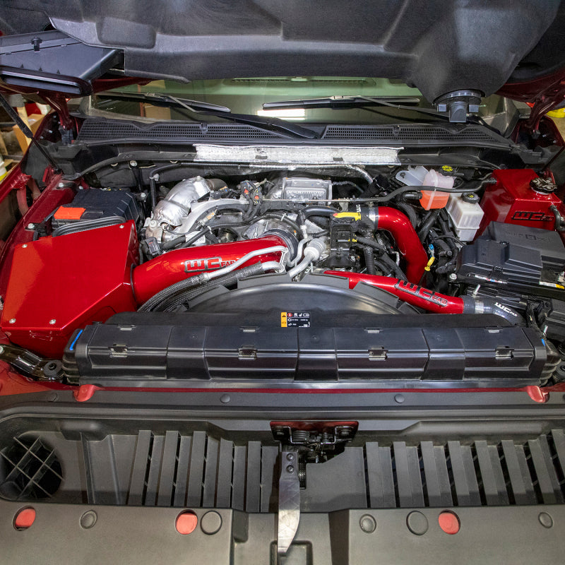 Wehrli 20-26 GM Duramax L5P 4in Intake Kit - Sparkle Bomber Orange