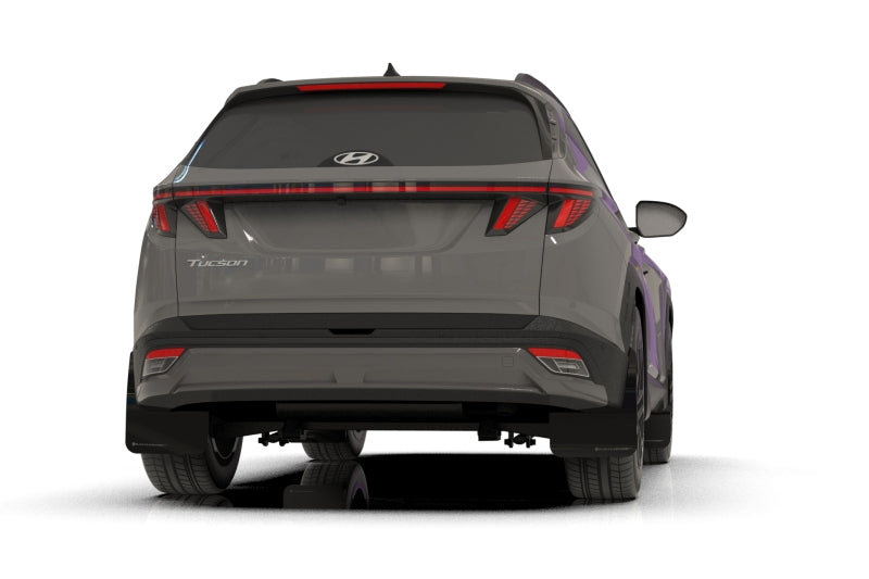 Rally Armor 25-26 Hyundai Tucson (Excl. ICE & XRT) Black UR Mud Flap w/ Dark Grey Logo