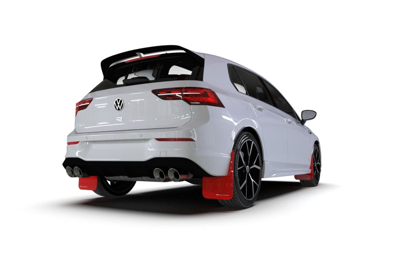 Rally Armor 22-26 VW MK8 Golf GTI/R Black UR Mud Flap w/Red Logo