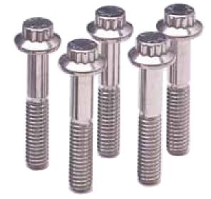 ARP 7/16in-14 x 2.250 12pt Black Oxide Bolts (5/pkg)