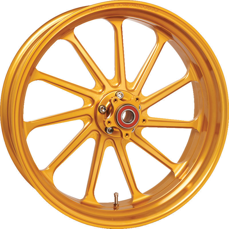 Performance Machine 18x5.5 Forged Wheel Assault  11 Spoke Race Weight - Gold Ano