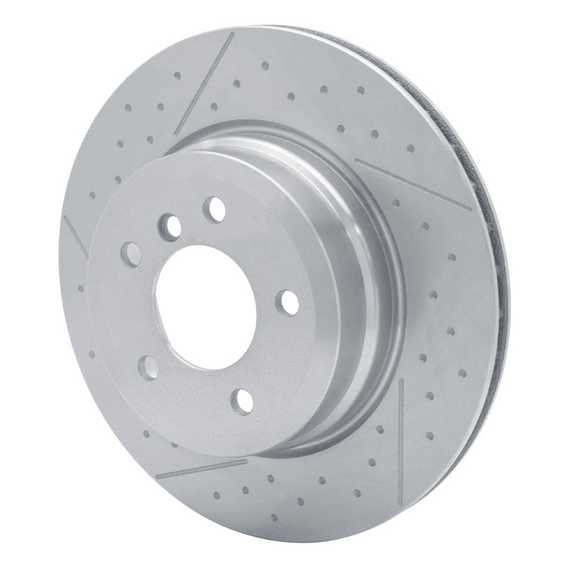 DFC 13-13 BMW 135IS Rear Brake Rotor - Dimpled and Slotted