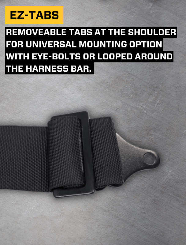 PRP 5.2 Harness with Shoulder Straps Sewn to Lap- Black