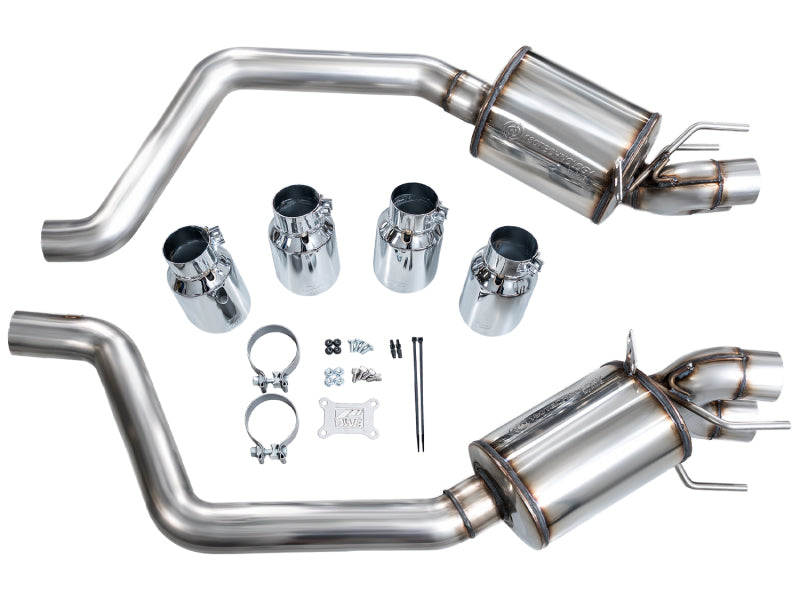 AWE Tuning C6 Chevrolet Corvette Z06/ZR1 Touring Edition Axle-Back Exhaust w/ Chrome Silver Tips