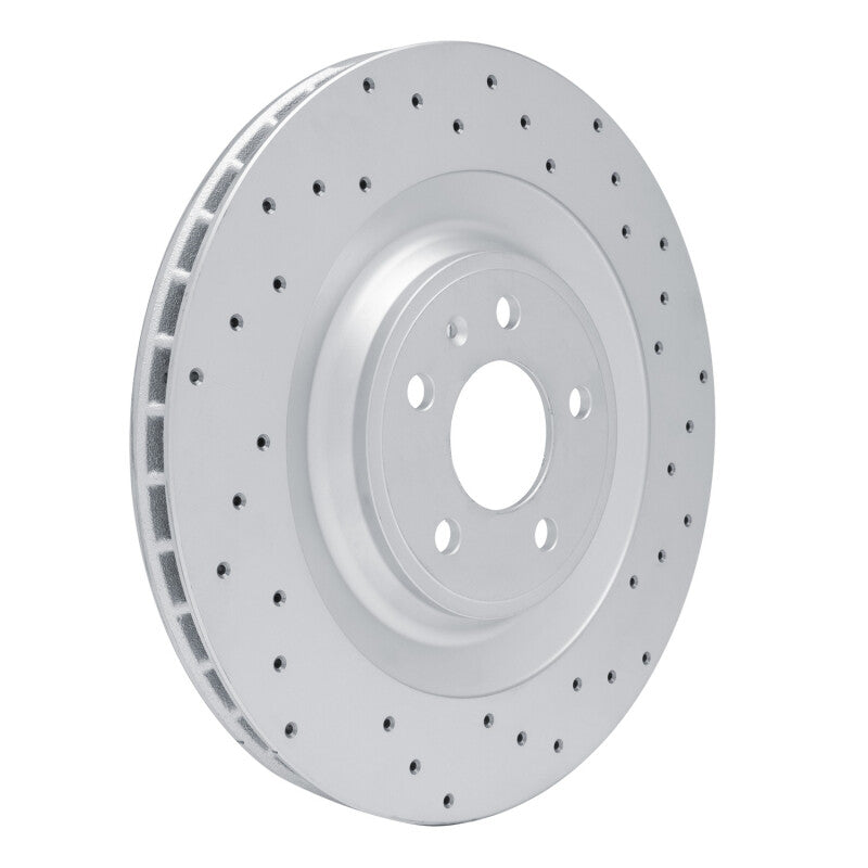 DFC 15-18 Porsche Macan Rear Right Drilled Geoperformance Rotor